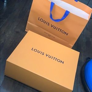 Louis Vuitton box and bag